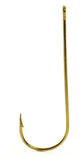 Mustad Aberdeen Extra Fine Hook - Gold Size 4 - 10 per pack