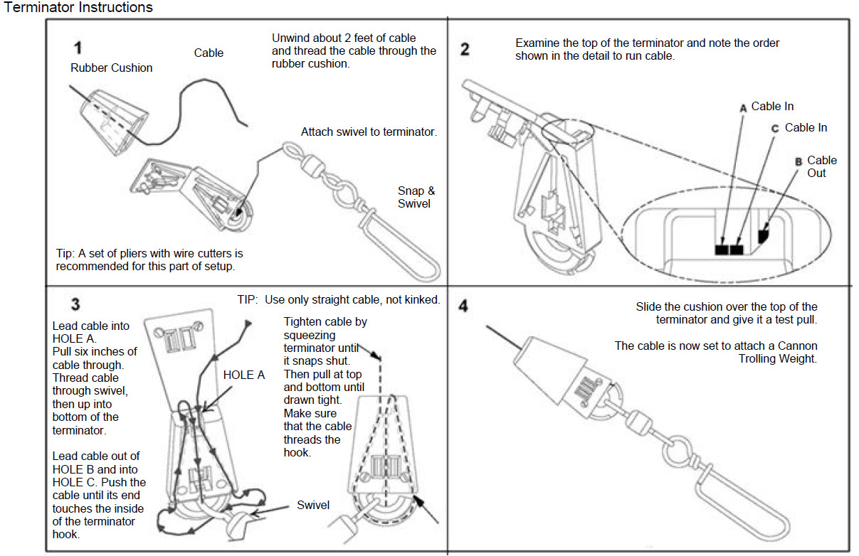 Parts & Repair Cannon Downriggers Cannon Quick Kits Page 1