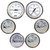 Faria Chesapeake White w/Stainless Steel Bezel Boxed Set of 6 - Speed, Tach, Fuel Level, Voltmeter, Water Temperature & Oil PSI - Inboard Motors Faria Chesapeake White w/Stainless Steel Bezel Boxed Set of 6 - Speed, Tach, Fuel Level, Voltmeter, Water Temperature & Oil PSI - Inboard Motors