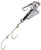 Pro-Troll Roto Chip - #5a Chrome, Tandem Barbless Hooks, 40-lb 7 Foot Leader Pro-Troll Roto Chip - #5a Chrome, Tandem Barbless Hooks, 40-lb 7 Foot Leader