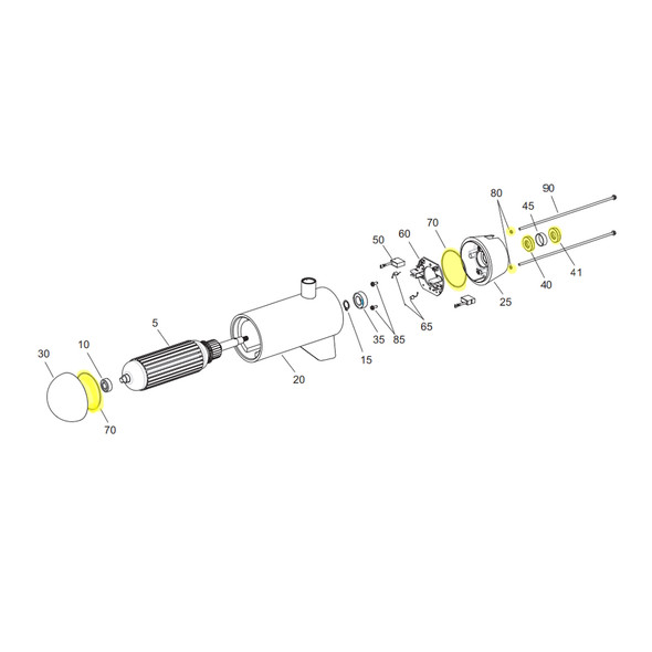 Minn Kota Trolling Motor Part - E-DRIVE SEAL & O-RING KIT - 2884460