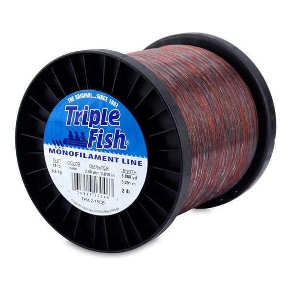 Triple Fish Monofilament Line - Clear - 1/4 Pound Spool - FISH307