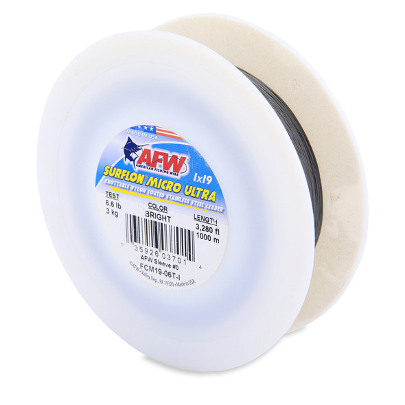 AFW Surflon Micro Supreme 7x7 Tieable Coated Cable – White Water