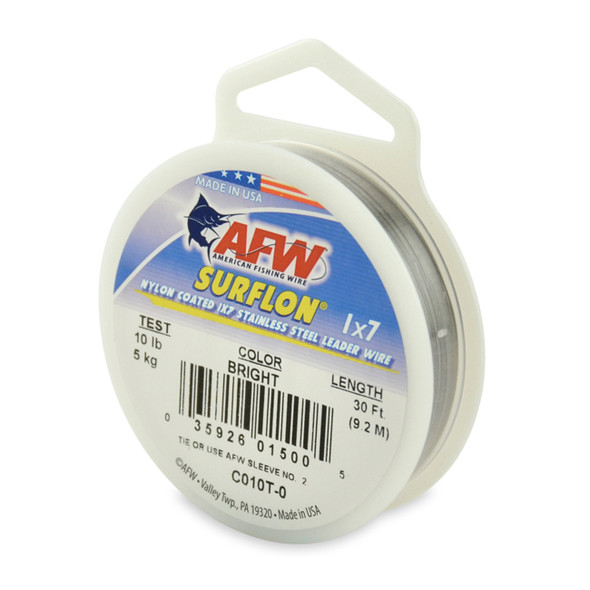 AFW - Surflon Nylon Coated 1x7 Stainless Steel Leader Wire