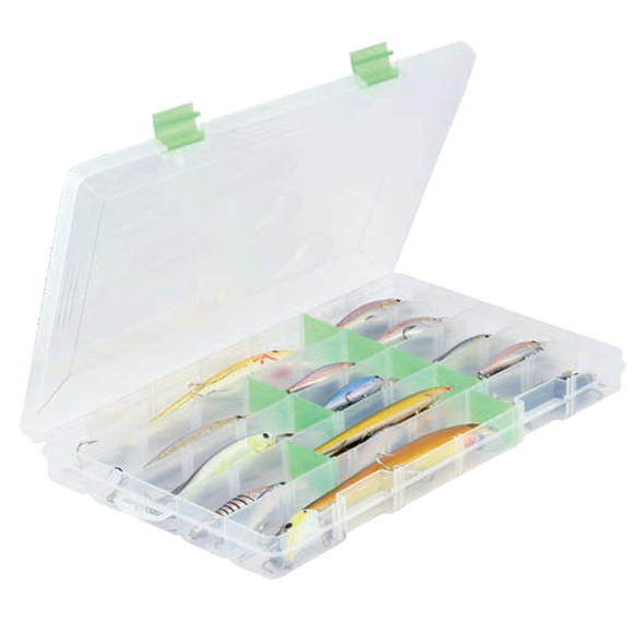 Hi Seas - Tackle Box,13.75 x 8.5 x 1.38 in / 35 x 21.6 x 3.5 cm, 17 Moveable Dividers