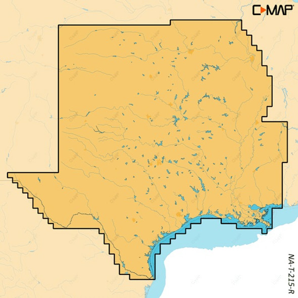 C-map Reveal X Inland Us Lakes South Central Microsd