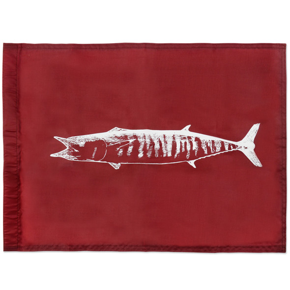 C&H Lures – Flagge, Wahoo, 18 Zoll x 12 Zoll / 45,7 cm x 30,4 cm