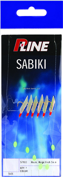 P-Line Sabiki Rig Hage Aurora Fish Skin - SAFS6 