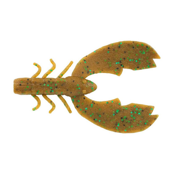 Berkley PowerBait® MaxScent Chigger Craw - 4" - Pumpkin Green Fleck