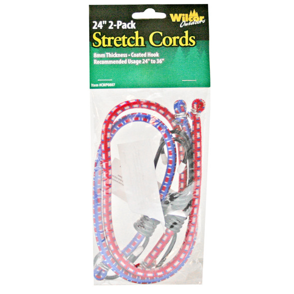 24" Stretch Cord 10" 2 Pk