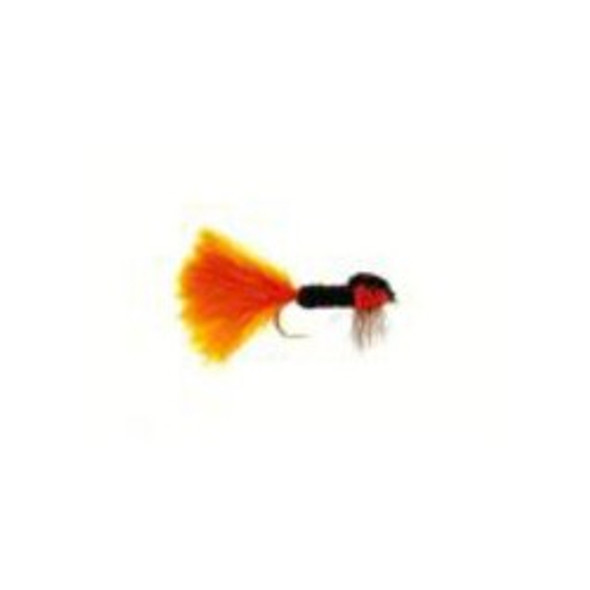 Streamerfluer - marabou orange montana - krogstørrelse: 12
