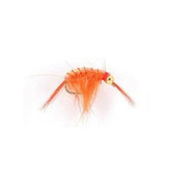 Nymph Flies - BH Scud Orange - Hook Size : 10