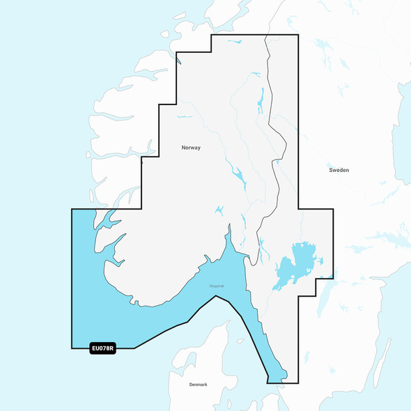 Garmin Navionics+ NSEU078R - Oslo, Skagerrak & Haugesund - Marine Chart