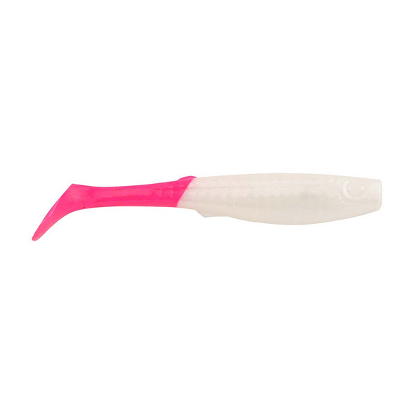 Berkley Gulp ! paddleshad - 4" - blanc perle/rose