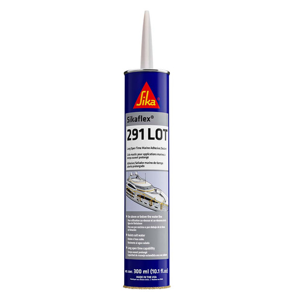 Sika Sikaflex 291 LOT Slow Cure Adhesive & Sealant 10.3oz(300ml) Cartridge - White