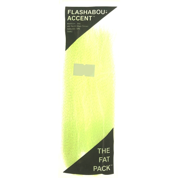 Wapsi Flashabou Accent - Fluorescent Yellow / Pearl