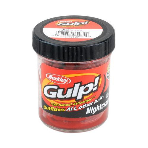 Berkley Gulp!® 4in Earthworm Jar - Red Wiggler - FISH307