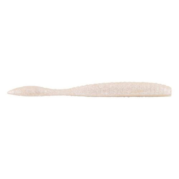 Berkley PowerBait® MaxScent Flat Worm - 4.25" - White Pearl