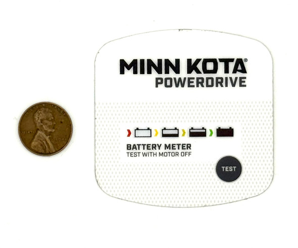 Minn Kota Trolling Motor Part - DECAL-BATTERY METER, PD SW (PD V3, RT/V3 MK LOGO) - 2305642