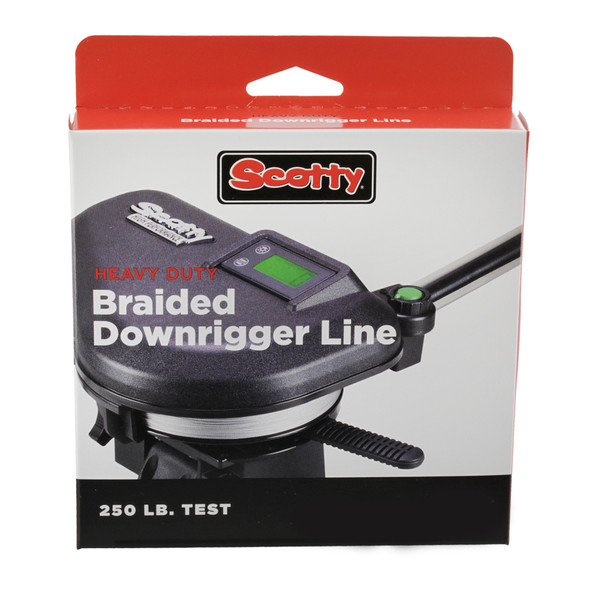 Scotty 250lb. test - Ligne de downrigger tressée robuste - 300 pieds