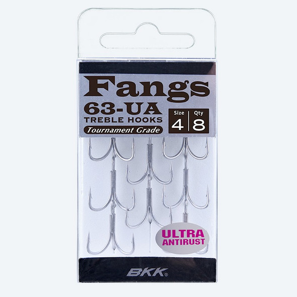 Hameçons de pêche Bkk - hameçons triples Fangs 63 ua