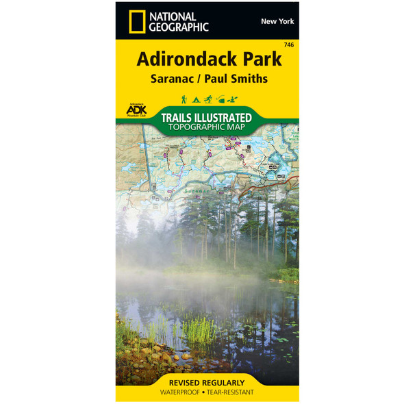 Adirondack Park - Saranac / Paul Smiths Trails Illustrated