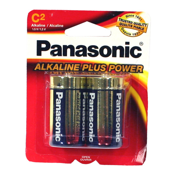 Panasonic 2-C Alkaline Batteries