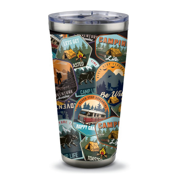Outdoor Patches Stainless Steel Travel Mug 22oz