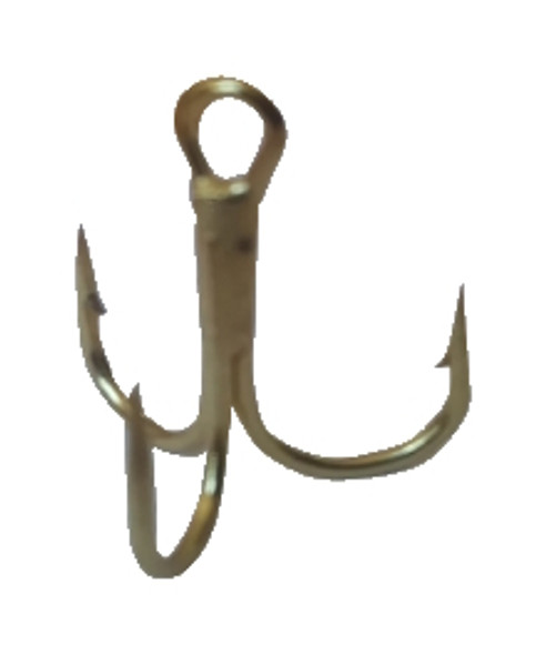 Addya A409 Gold Treble Hooks - Value Packs - 25 per pack