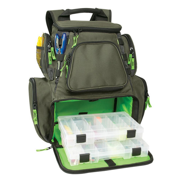 Wild River RECON Lighted Compact Tackle Backpack w/4 PT3500 Trays