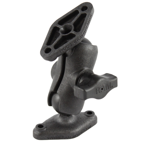 RAM Mount Composite Short Socket Arm w/2 Diamond Bases