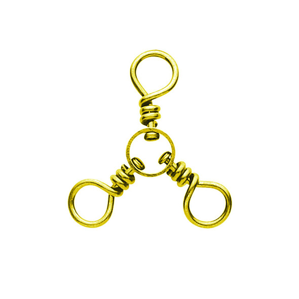 Eagle Claw - 3-Way Swivels - Brass