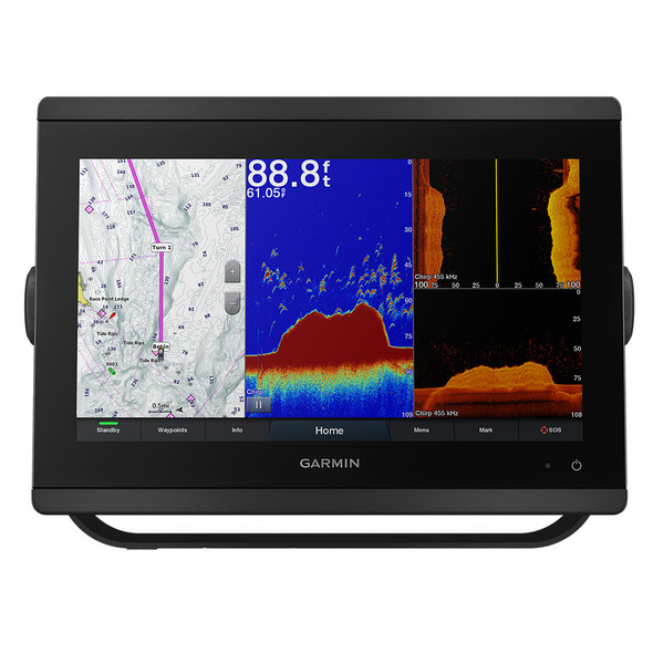 Garmin GPSMAP 8412xsv 12" Chartplotter/Sounder Combo com mapa base mundial e sonar