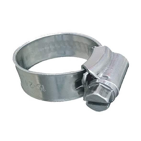 Trident Marine 316 SS Non-Perforated Worm Gear Hose Clamp - 3/8" Band - (5/16"  9/16") Clamping Range - 10-Pack - SAE Size 3
