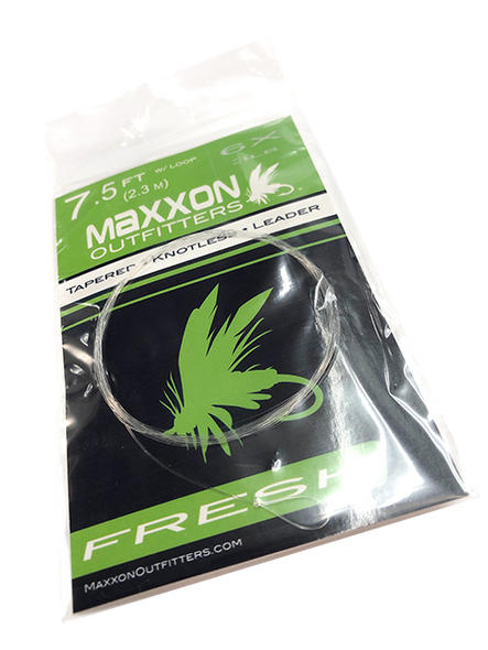 Líder cônico Maxxon 'FRESH' 7,5 pés - 7X (0,004" de diâmetro) 2 lb