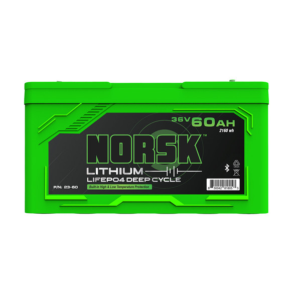 Norsk 36v 60ah lifepo4 batteri - väktare