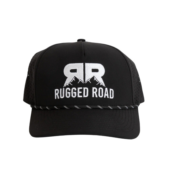 Chapeau en corde Rugged Road - noir