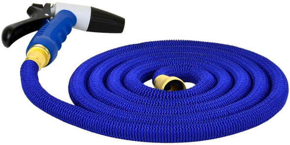 Hosecoil 25' Expandable Hose With Spray Nozzel