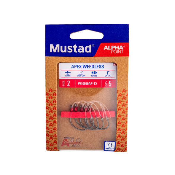 Mustad Apex Wide Weedless Dropshot-Haken