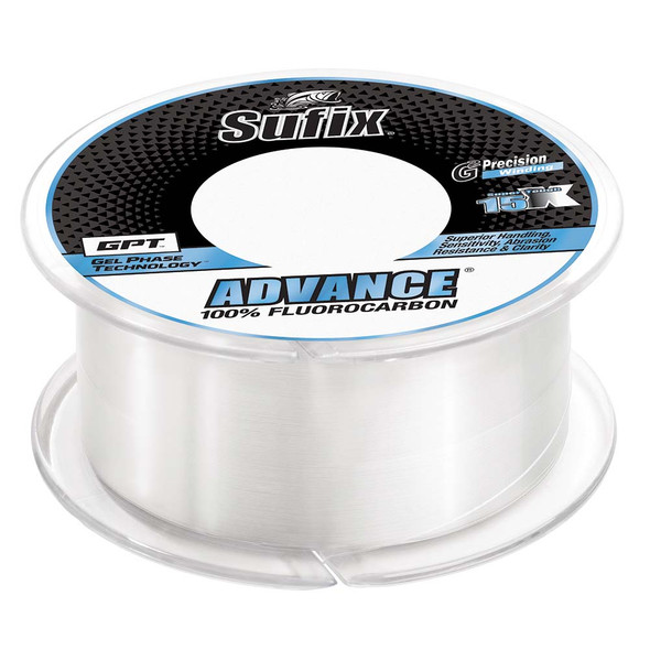 Sufix Advance Fluorocarbono - 12 lb - Transparente - 200 jardas