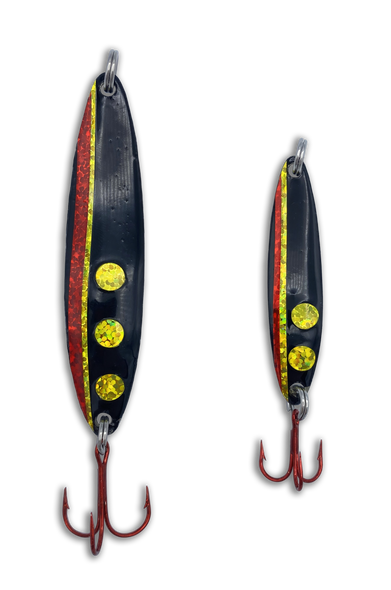 Parsons Lures Flutter Spoon - Black Magic