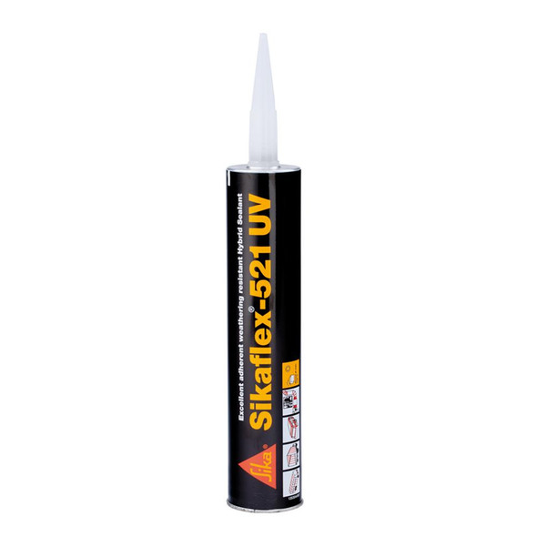 Sika Sikaflex 521UV UV Resistant LM Polyurethane Sealant - 10.3oz(300ml) Cartridge - White