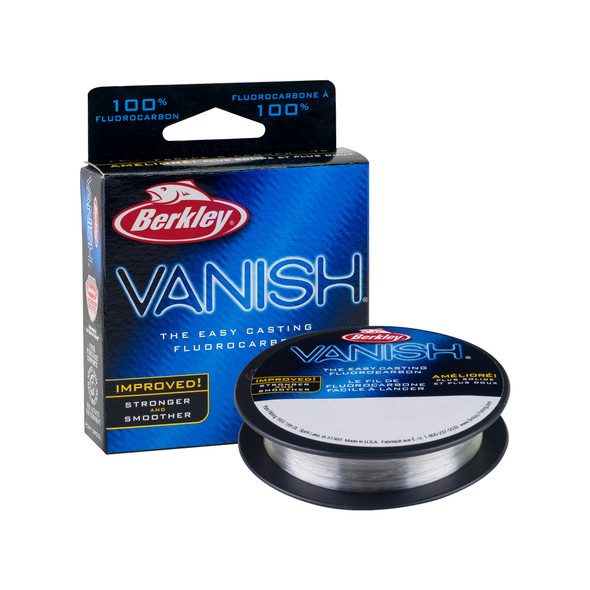 Berkley® Vanish® Fluorocarbon Fishing Line - 110 Yard - Clear 8lb Berkley® Vanish® Fluorocarbon Fishing Line - 110 Yard - Clear 8lb