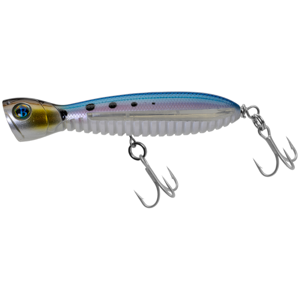 A Band of Anglers OCEAN BORN™ FLYING POPPER 5.5 Dotted Yellow