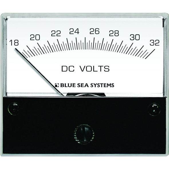 Blue Sea 8240 DC Analog Voltmeter - 2-3/4" Face, 18-32 Volts DC