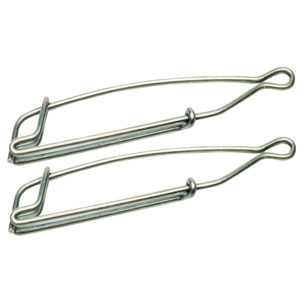 Scotty 1155 Large Nickel / Silver Trolling Snaps - 2 Pack