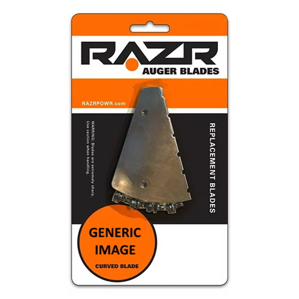 Razr 6" Curved Power Ice Auger Replacement Blades - RPB6130