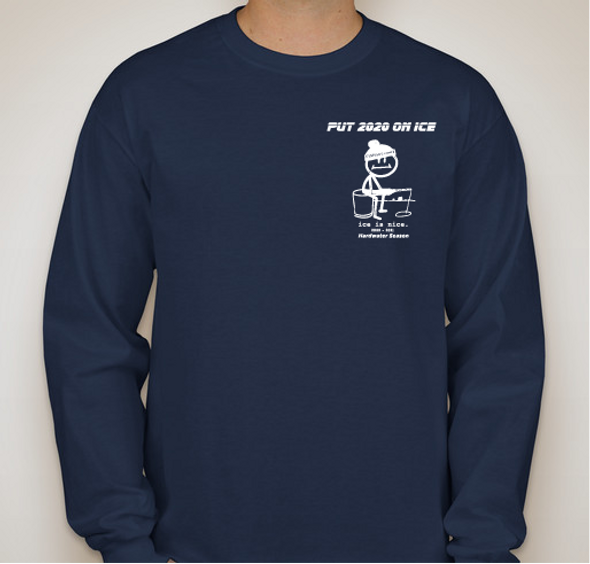 FISH307 Long Sleeve 2020-2021 Ice Fishing T-Shirt