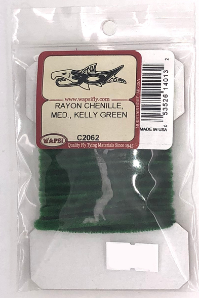 Wapsi Rayon Chenille Medium - Kelly Green