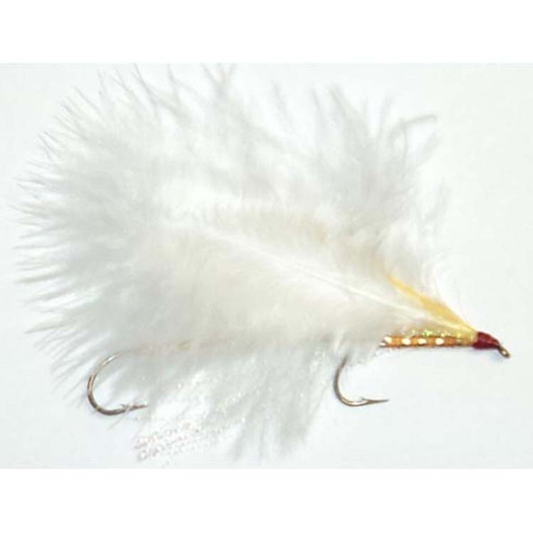 Mouche streamer - marabout blanc